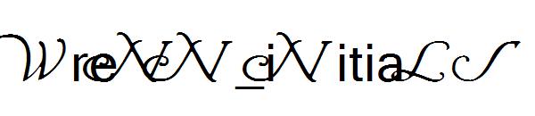 Wrenn_initials字体