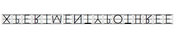 Xperimentypothree字体