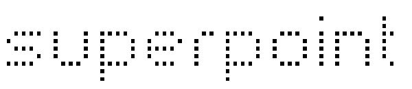 superpoint字体
