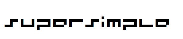 supersimple字体
