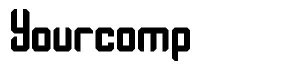 Yourcomp字体