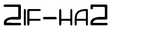 Zif-ha2字体