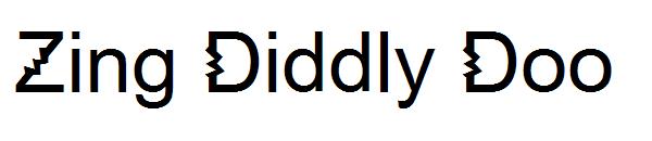 Zing Diddly Doo字体b