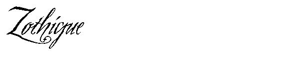 Zothique字体