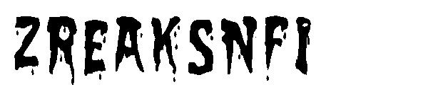 Zreaksnfi字体