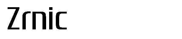 Zrnic字体b