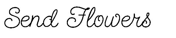 Send Flowers字体