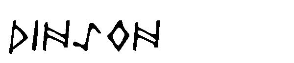 dinson字体