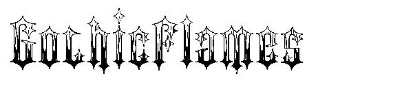 GothicFlames字体