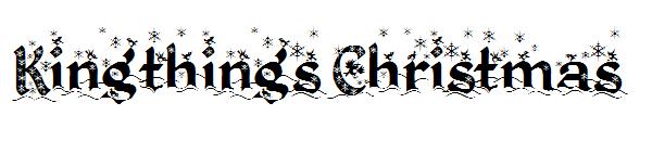 Kingthings Christmas字体