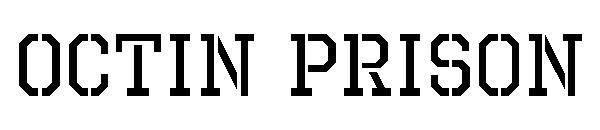 octin prison字体下载