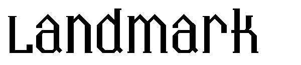 Landmark字体