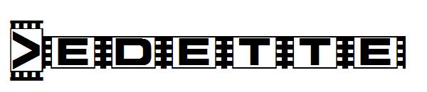Vedette字体