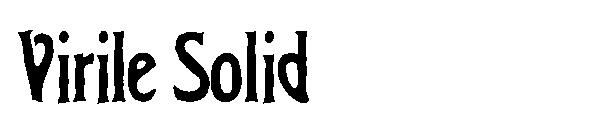 Virile Solid字体