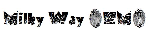 Milky Way DEMO字体