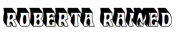 Roberta Raised字体