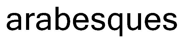 arabesques字体