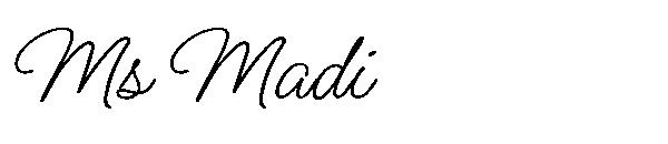 Ms Madi字体