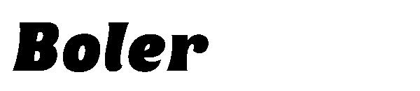 Boler字体