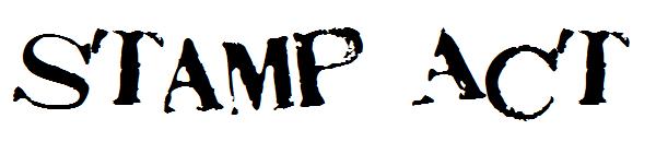 Stamp Act字体
