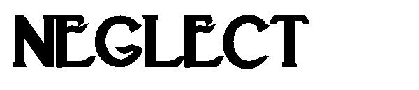 NEGLECT字体