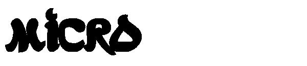 MICRO字体