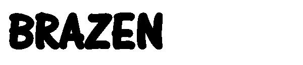 BRAZEN字体