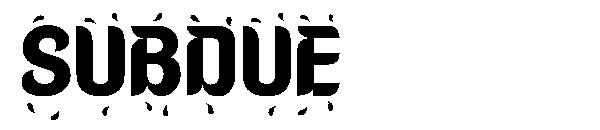 SUBDUE字体