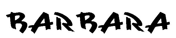 BARBARA字体