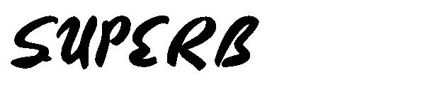 SUPERB字体