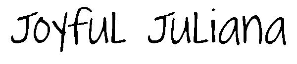 Joyful Juliana字体