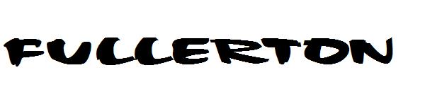 FULLERTON字体