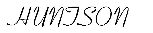 HUNTSON字体