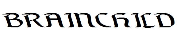 BRAINCHILD字体