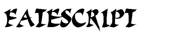 FATESCRIPT字体
