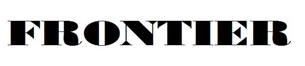 FRONTIER字体