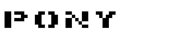 Pony字体下载