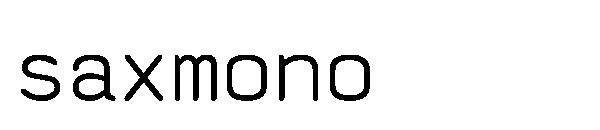 saxmono字体