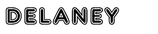 DELANEY字体