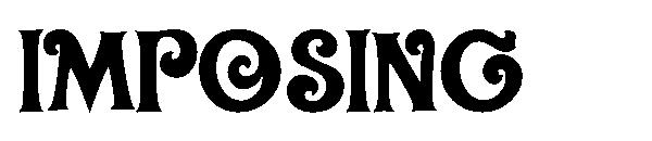 IMPOSING字体