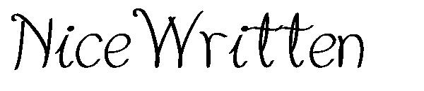 NiceWritten字体