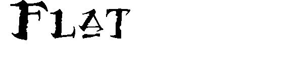 Flat字体