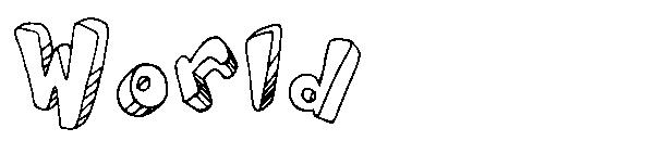 World字体