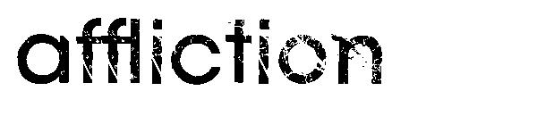 affliction字体
