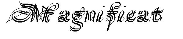 Magnificat字体