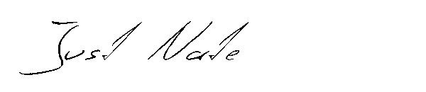 Just Nate字体
