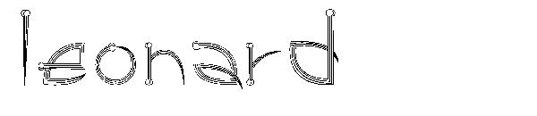 leonard字体