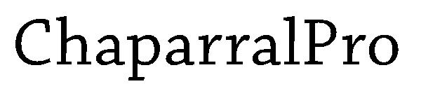 ChaparralPro字体