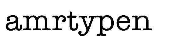 amrtypen字体