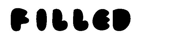 filled字体下载